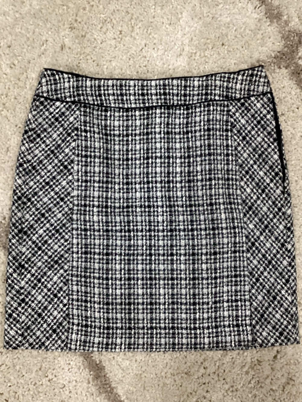 White House Black Market tweed mini skirt